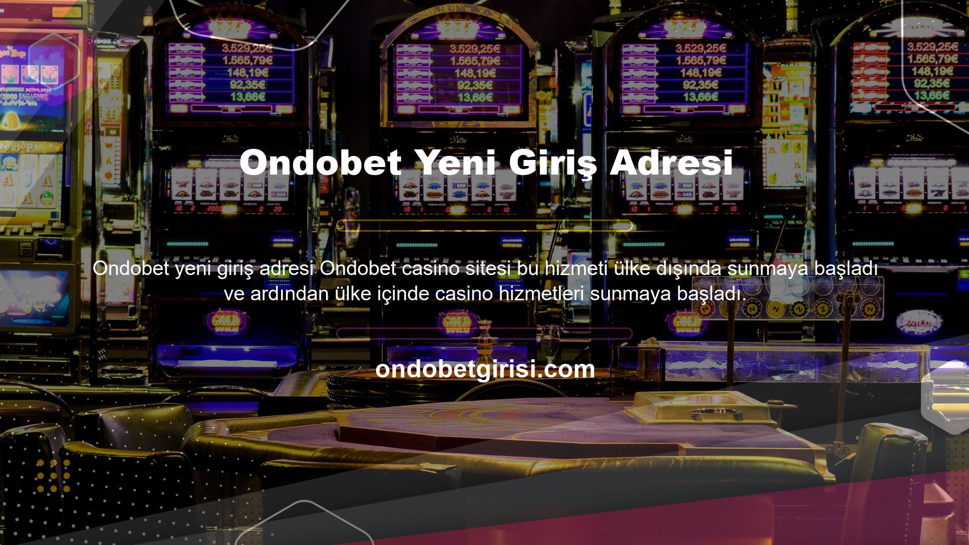 Ondobet yeni giriş adresi Bu site, spor bahisleri ve casinolar bahisleri için lisanslama hizmetleri sunmaktadır